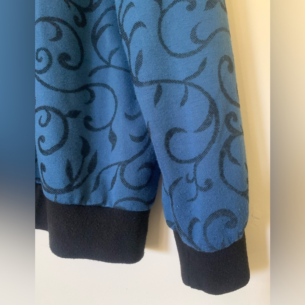 Alfred Dunner Floral Swirl Cardigan Sweater - Picture 4 of 5
